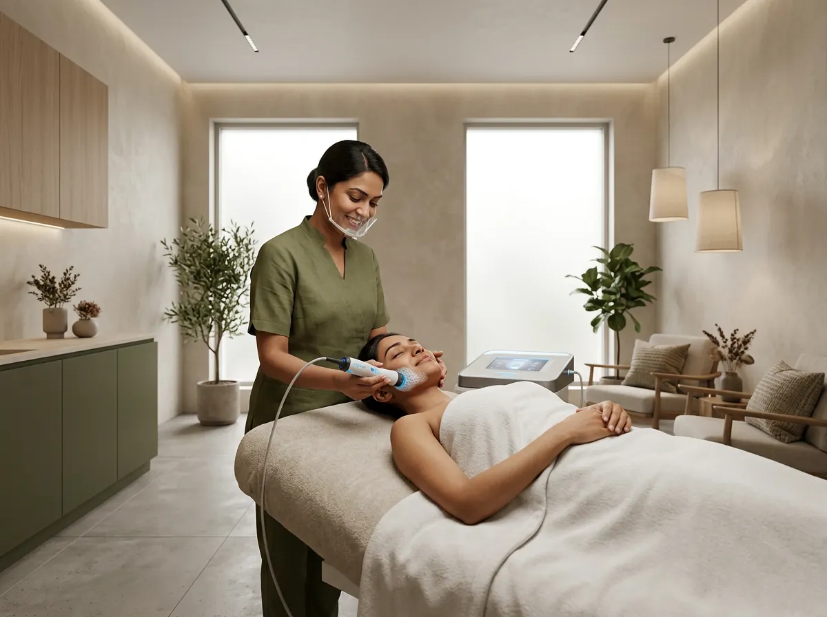 Oxygeno facial CO2 bubble oxygenation