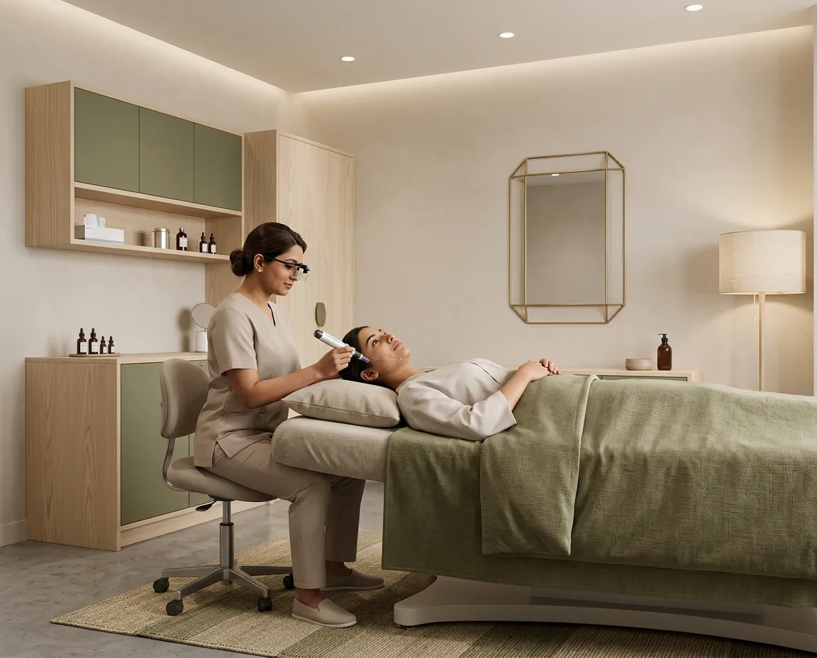 Microneedling collagen induction therapy