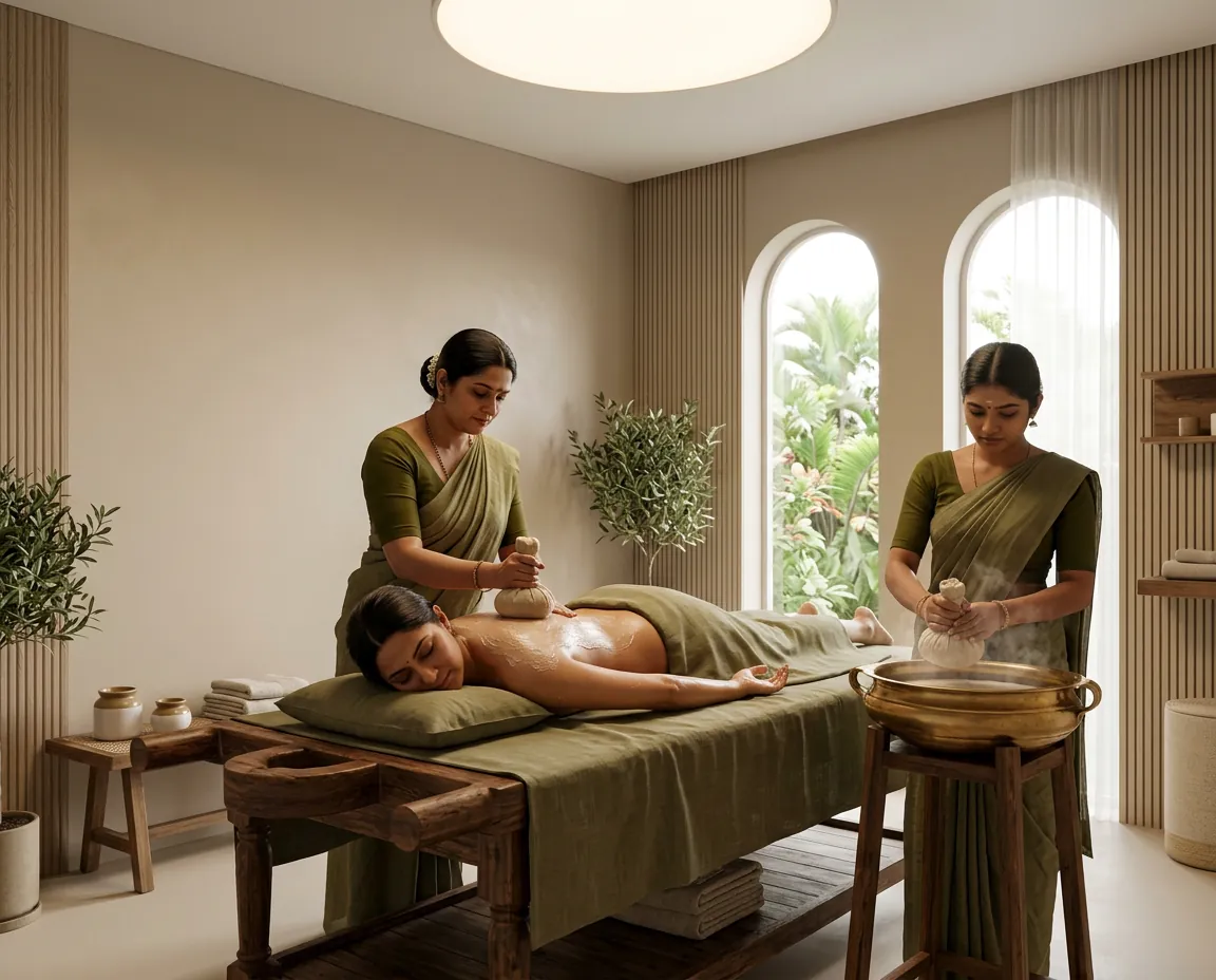 Njavarakizhi rice bolus nourishing therapy